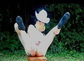 fuck ass striptease cowboy unfold broadly outdoor anal immure